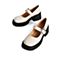 森达2022春季新款甜美玛丽珍花朵粗跟女浅口单鞋Z0921AQ2