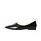 森达2022春季新款商场同款时尚马衔扣舒适通勤女单鞋3BW01AA2