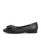 森达气质奶奶鞋女秋新商场同款舒适一脚蹬平底单鞋SDX01CQ2