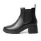 森达时尚切尔西靴女2022冬季新款商场同款休闲粗跟短靴VY2B5DD2