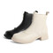 森达潮流时装靴女2022冬新商场同款气质显瘦休闲短靴SHL01DD2