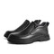 森达舒适休闲靴男2022冬季新款商场同款舒适一脚蹬短靴1FP01DD2