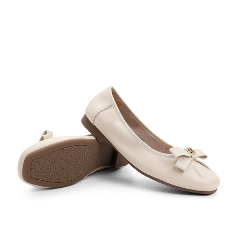 森达舒适奶奶鞋女2023春季新款商场同款气质蝴蝶结单鞋SEK01AQ3