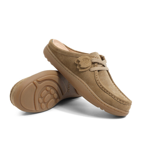 森达时尚穆勒鞋女2023夏季新款商场同款简约平底休闲凉鞋4CFE4BH3