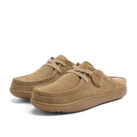 森达时尚穆勒鞋女2023夏季新款商场同款简约平底休闲凉鞋4CFE4BH3