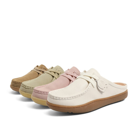 森达时尚穆勒鞋女2023夏季新款商场同款简约平底休闲凉鞋4CFE4BH3