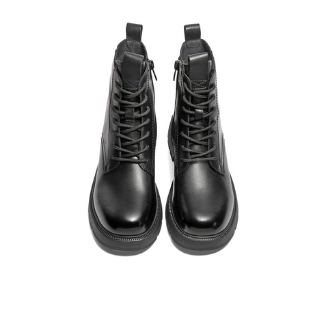 森达英伦马丁靴女春商场同款ins潮机车风短靴STB01DD3