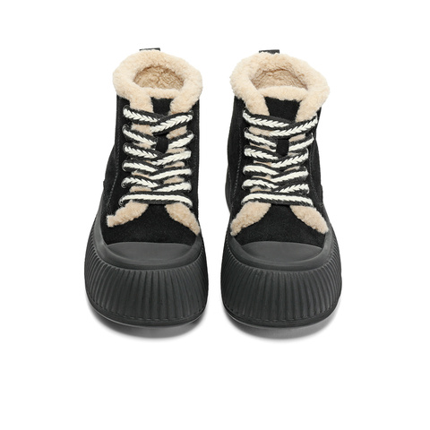 森达户外雪地靴女2023冬新商场同款时尚保暖厚底休闲短靴SUD01DD3