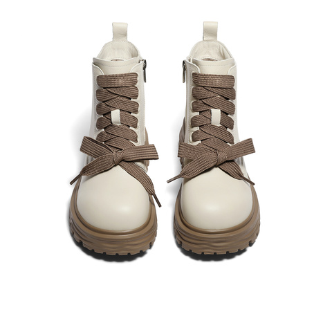 森达马丁靴女2023冬季新款商场同款户外厚底休闲短靴SWL01DD3