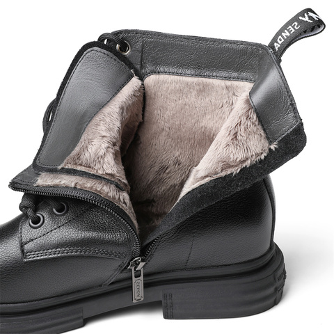 森达马丁靴女2023冬季新款商场同款ins潮显瘦休闲短靴SXU01DD3