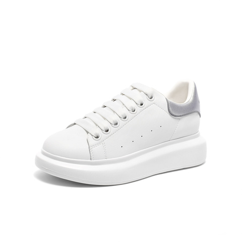 森达板鞋女秋季新款潮流女士厚底休闲小白鞋ZTC19CM3