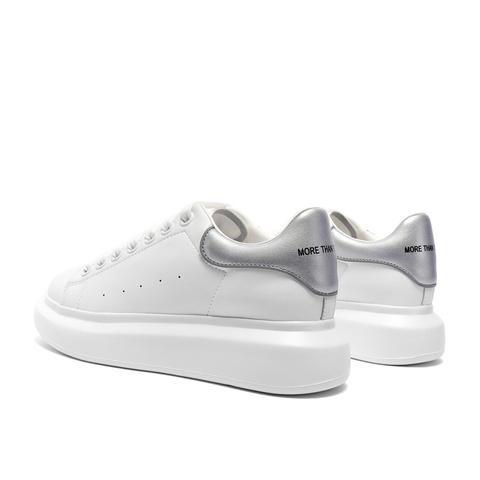 森达板鞋女秋季新款潮流女士厚底休闲小白鞋ZTC19CM3