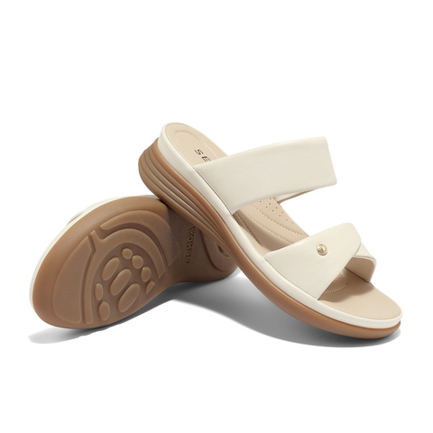 森达气质凉鞋女2024夏新商场同款舒适厚底外穿凉拖鞋SYN01BT4