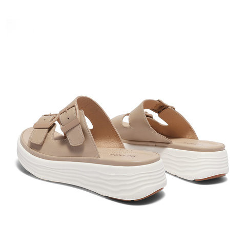 森达户外凉鞋女2024夏季新款商场同款时尚厚底休闲拖鞋SZQ01BT4