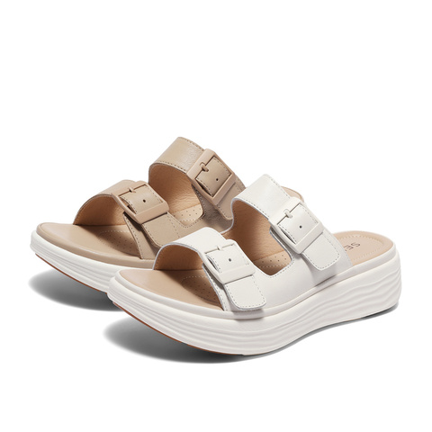 森达户外凉鞋女2024夏季新款商场同款时尚厚底休闲拖鞋SZQ01BT4