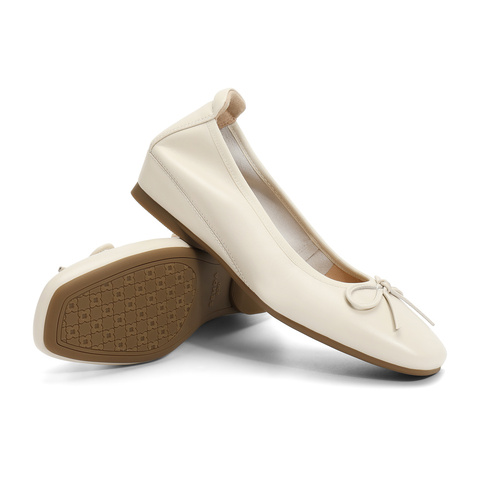 森达简约奶奶鞋女2024春新商场同款软面平底单鞋XAA01AQ4