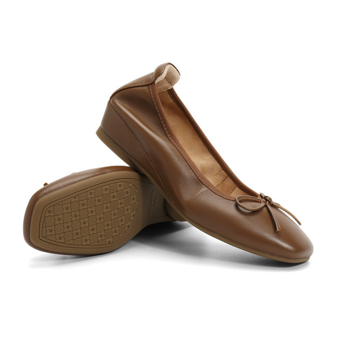 森达简约奶奶鞋女2024春新商场同款软面平底单鞋XAA01AQ4