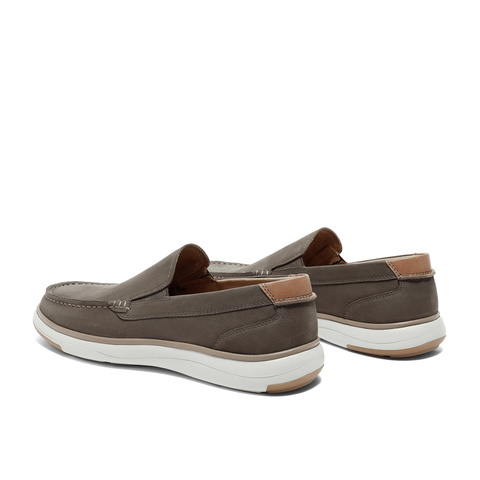 森达简约休闲皮鞋男2024春季新款商场同款舒适一脚蹬单鞋42C10AM4