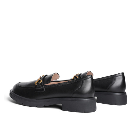 森达通勤乐福鞋女2024春新商场同款马衔扣舒适单鞋4JO20AA4