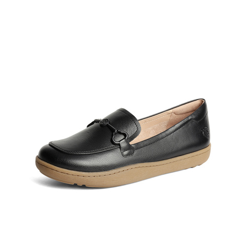 森达乐福鞋女春新商场同款马衔扣一脚蹬舒适单鞋4CFB7AA4