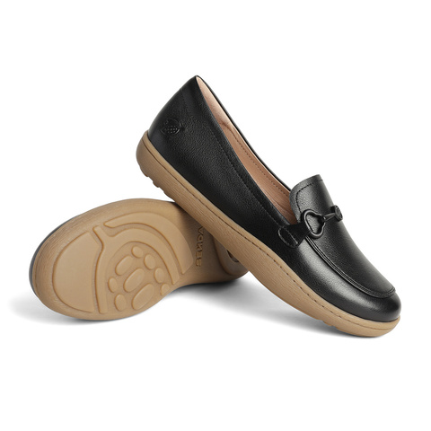 森达乐福鞋女春新商场同款马衔扣一脚蹬舒适单鞋4CFB7AA4