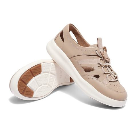 森达运动罗马凉鞋女夏新商场同款户外厚底休闲凉鞋4CFP3BK4