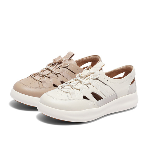 森达运动罗马凉鞋女夏新商场同款户外厚底休闲凉鞋4CFP3BK4