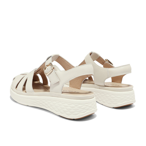 森达复古罗马凉鞋女夏新商场同款厚底休闲猪笼鞋SZL01BL4