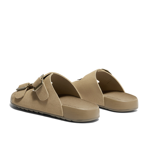 森达勃肯鞋女款2024新款外穿夏季舒适平底休闲凉拖鞋XCK01BT4