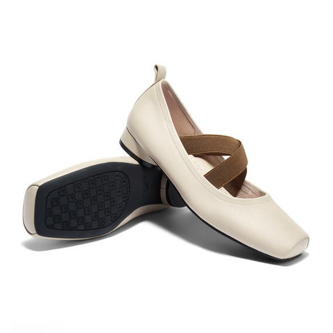 森达玛丽珍鞋女款2024新款秋季气质通勤低跟浅口单鞋XAJ01CQ4