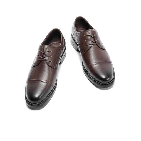 森达商务皮鞋男2024秋新商场同款英伦正装鞋K2F01CM4