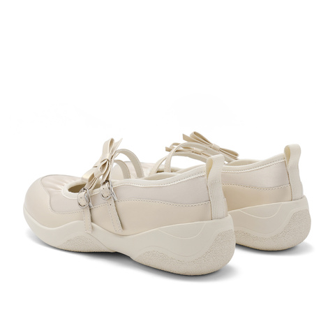 森达玛丽珍鞋女款2024新款秋季厚底芭蕾舞浅口单鞋ZCC51CQ4