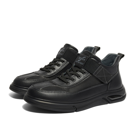 森达工装靴男款冬商场同款户外休闲短靴1ST01DD4