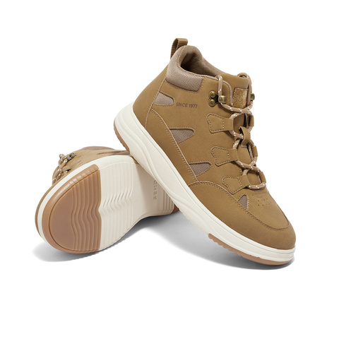 森达工装靴女子年冬商场同款户外高帮短靴4AJ50DD4