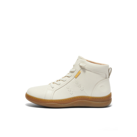 森达休闲靴女款2024冬季新款商场同款舒适平底短皮靴4CFX3DD4