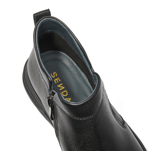 森达皮靴男子年冬商场同款厚底休闲低靴1TE02DD4