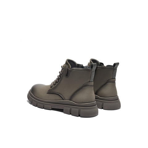 森达马丁靴男款冬季新商场同款防撞头户外休闲短靴1KE01DD4