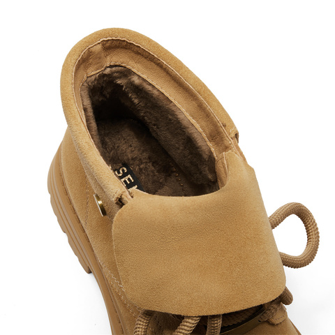 森达马丁靴女款冬季新商场同款户外休闲短靴XJP01DD4