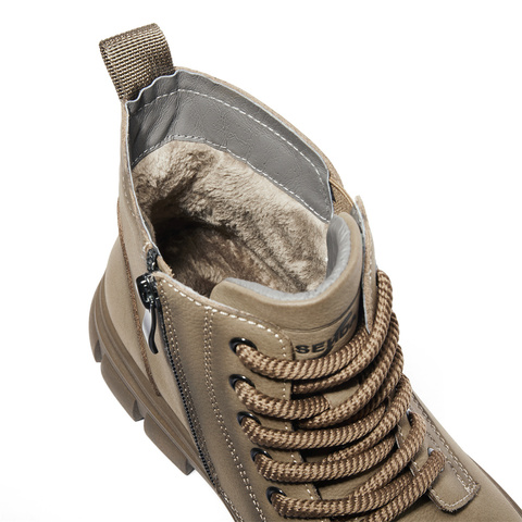 森达马丁靴男款冬季新商场同款防撞头户外休闲短靴1KE01DD4