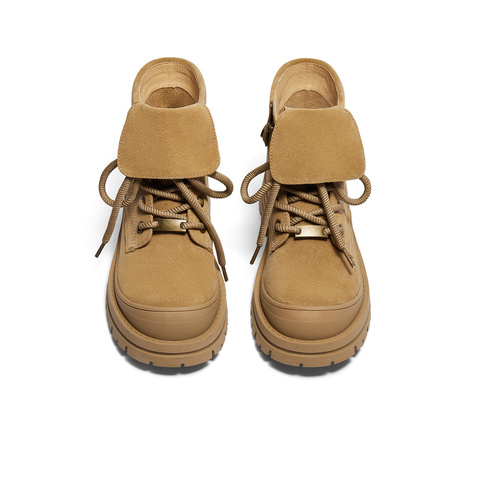 森达马丁靴女款冬季新商场同款户外休闲短靴XJP01DD4