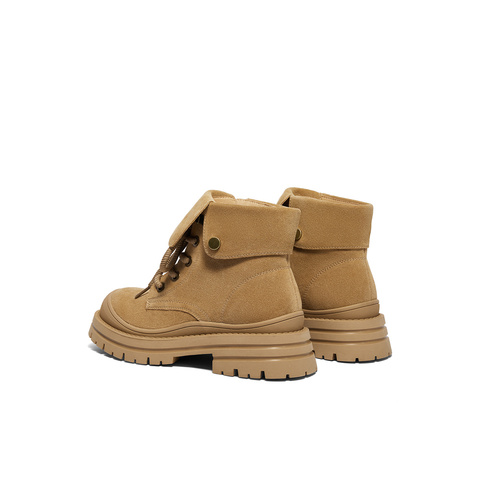 森达马丁靴女款冬季新商场同款户外休闲短靴XJP01DD4