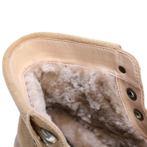 森达马丁靴女款冬季新商场同款户外休闲短靴XJP01DD4