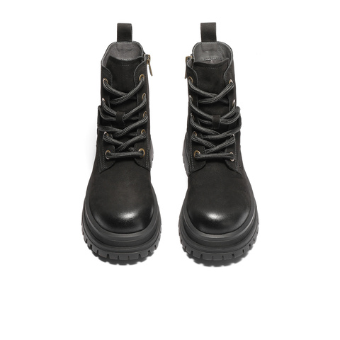 森达马丁靴女款冬新商场同款机车风复古潮流短靴XLP01DD4