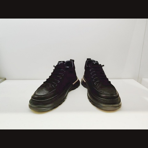 森达工装靴男款冬商场同款户外厚底休闲鞋1TN01DD4