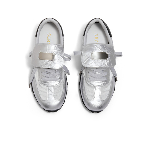 森达阿甘鞋女款2025春季新款户外运动风跑步休闲鞋ZCC33AM5