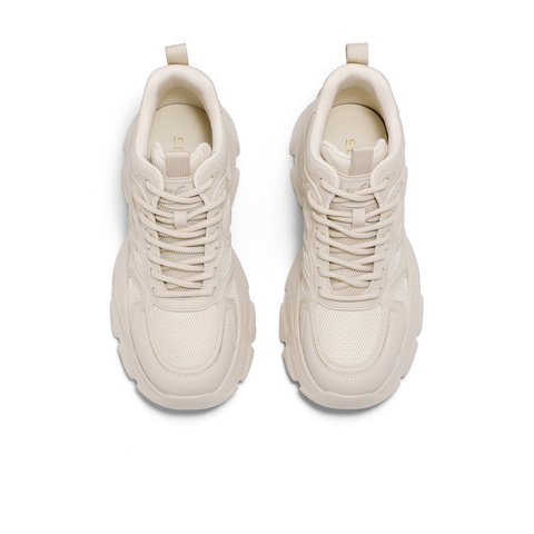 森达老爹鞋女款2025春新商场同款户外运动风厚底休闲鞋XKF01AM5