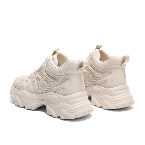 森达老爹鞋女款2025春新商场同款户外运动风厚底休闲鞋XKF01AM5