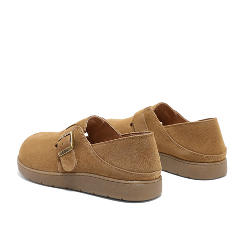 森达勃肯鞋女款2025春季新款商场同款麻薯可可休闲鞋4UR20AM5