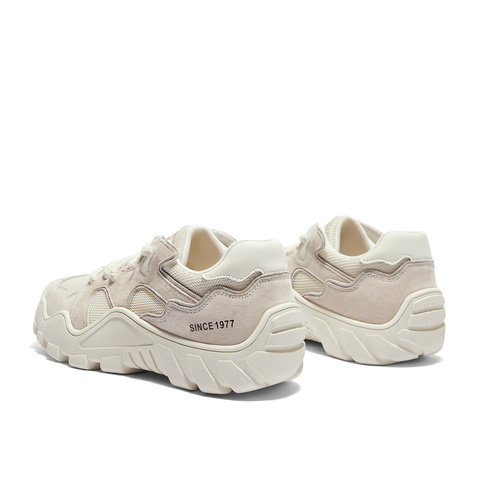 森达阿甘鞋女款2025春季新款拼接厚底户外运动休闲鞋ZCC44AM5