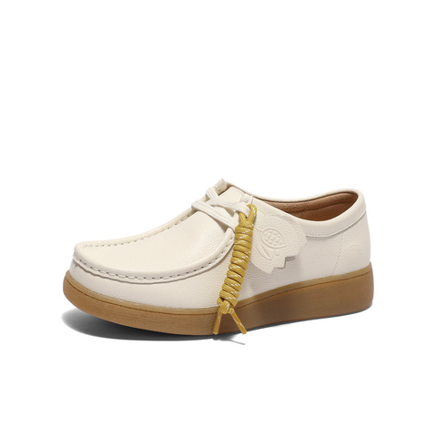 森达袋鼠鞋女款2025春季新款商场同款奶冻可可休闲鞋4SR20AM5